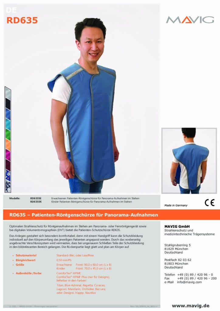 RD635 Dentalschürze